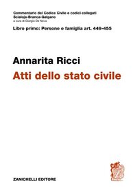 Art. 449-455. Atti dello stato civile