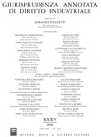 Giurisprudenza annotata di diritto industriale (2006)
