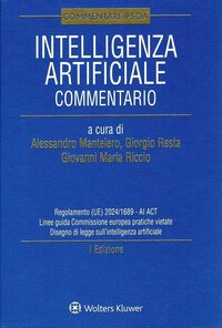 Intelligenza artificiale. Commentario. Regolamento (UE) 2024/1689. AI ACT. Linee guida Commissione europea. Pratiche vietate. Disegno di legge sull'intelligenza artificiale