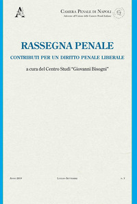 Rassegna penale. Contributi per un diritto penale liberale. Vol. 3
