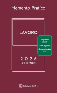 Memento lavoro. Settembre 2026