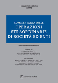 Commentario sulle operazioni straordinarie delle società