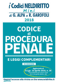 Codice di procedura penale e leggi complementari