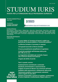 Studium iuris. Rivista per la formazione nelle professioni giuridiche. Vol. 2