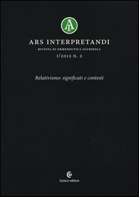 Ars interpretandi. Vol. 2: Relativismo: significati e contesti