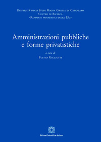 Amministrazioni pubbliche e forme privatistiche