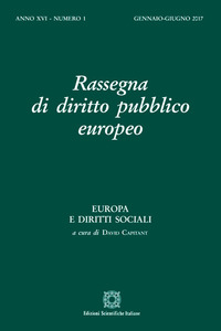 Rassegna di diritto pubblico europeo. Vol. 1