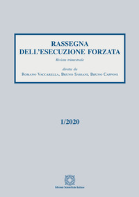Rassegna dell'esecuzione forzata. Vol. 1