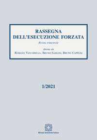 Rassegna dell'esecuzione forzata. Vol. 1