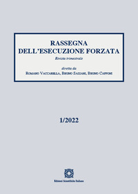 Rassegna dell'esecuzione forzata. Vol. 1