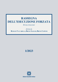 Rassegna dell'esecuzione forzata. Vol. 1