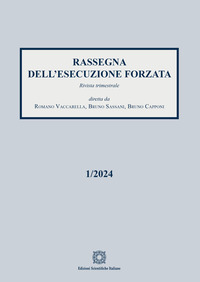 Rassegna dell'esecuzione forzata. Vol. 1