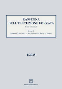 Rassegna dell'esecuzione forzata. Vol. 1