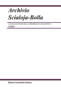 Archivio Scialoja-Bolla. Vol. 1