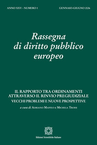 Rassegna di diritto pubblico europeo. Vol. 1