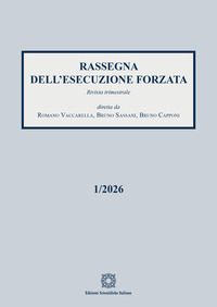 Rassegna dell'esecuzione forzata. Vol. 1