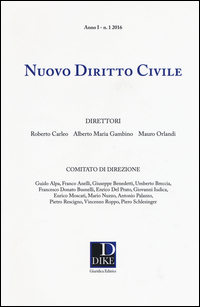 Nuovo diritto civile. Vol. 1