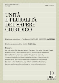 Unità e pluralità del sapere giuridico. Vol. 2