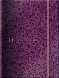 Agenda Legale Dike 2027 - 15 mesi - Texture: Ecopelle - Colore: Viola