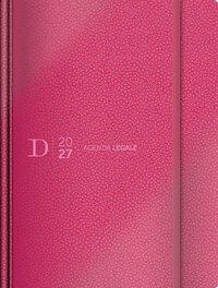 Agenda Legale Dike 2027 - 15 mesi - Texture: Ecopelle - Colore: Rosa