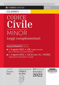 Codice civile e leggi complementari. Ediz. minor