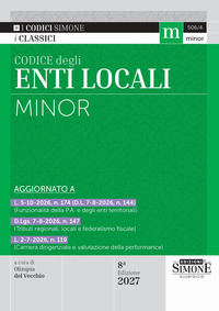Codice degli enti locali. Ediz. minor