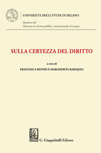 Sulla certezza del diritto
