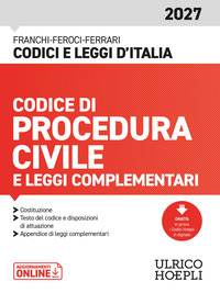 Codice di procedura civile e leggi complementari 2027