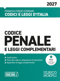 Codice penale e leggi complementari 2027