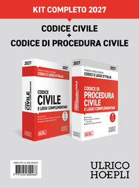 Kit Codice civile + Codice di procedura civile e leggi complementari 2027
