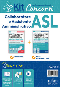 Concorsi collaboratore e assistente amministrativo aziende sanitarie. Kit completo per la preparazione