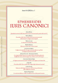 Ephemerides Iuris canonici. Vol. 1