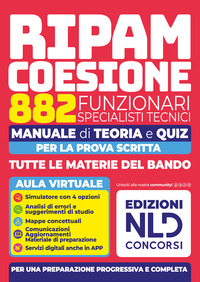 Concorso 2026 RIPAM coesione. 882 specialisti tecnici. Manuale di teoria